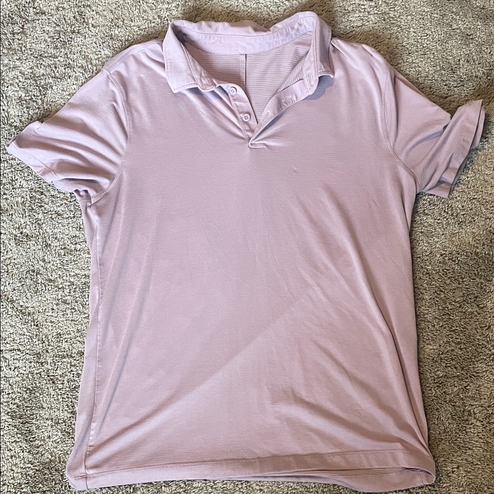 Lululemon Lavender Polo Shirt